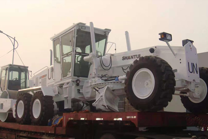 世界有我，山推助力聯(lián)合國維和任務(wù)。